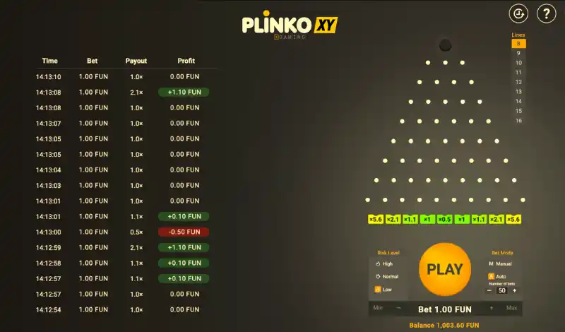 Plinko XY
